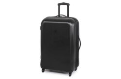 IT Luggage Hard Expandable 4 Wheel Suitcase Black